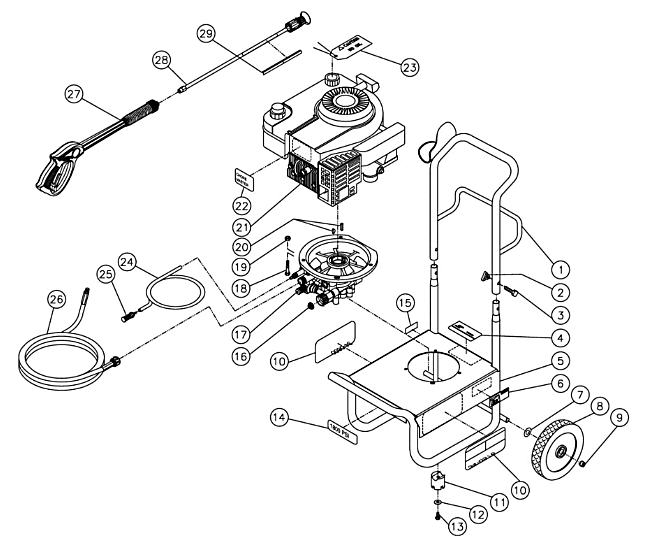 CV-1800-0MTC (sn:0-10016161), (sn:10016161-99999999) Frame Assembly Parts by MiTM