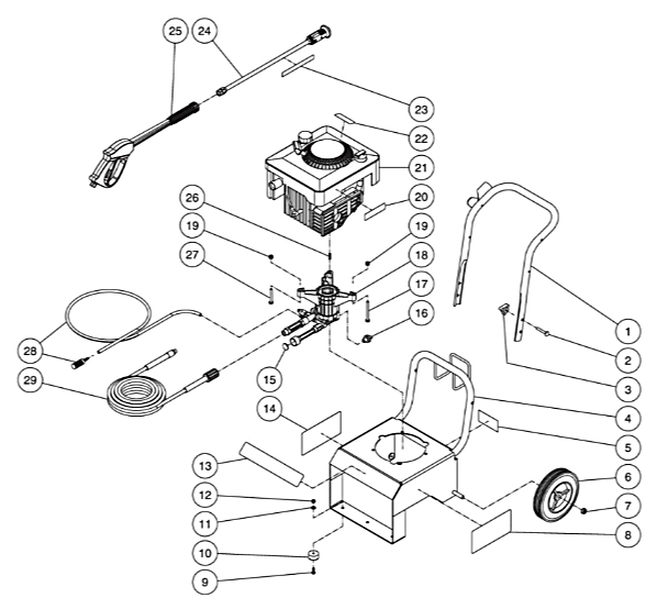 CV-2300-0MBC Frame Assembly Parts by MiTM