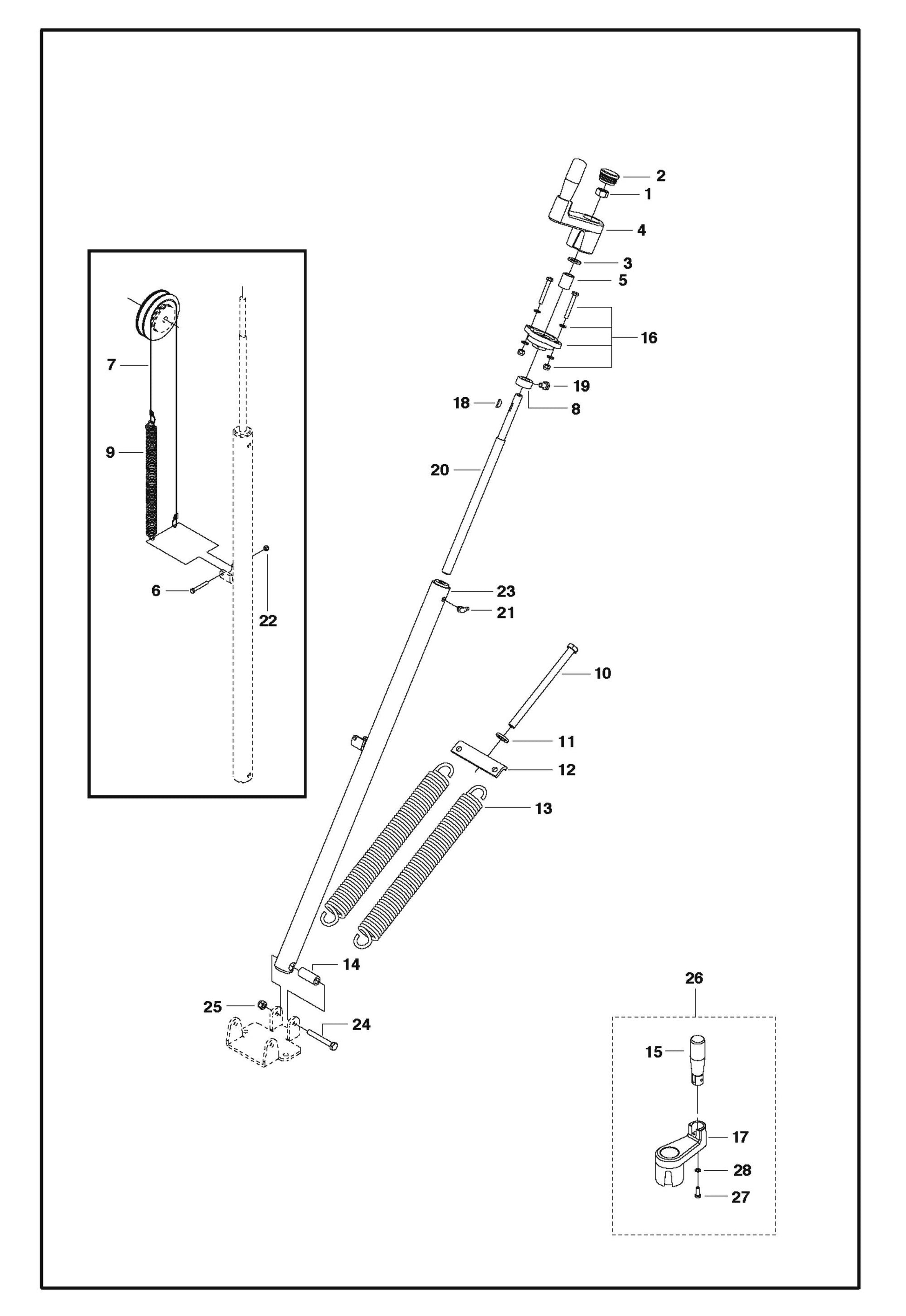 Screw Feed For FS413 By Husqvarna