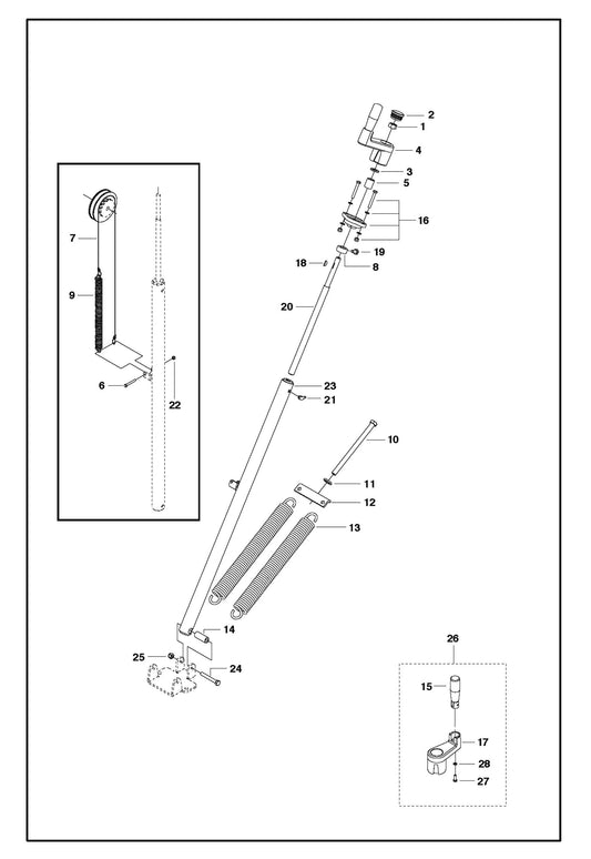 Screw Feed For FS413 By Husqvarna
