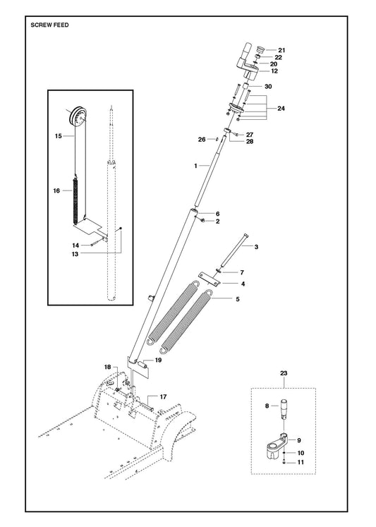 Screw Feed For FS513 By Husqvarna