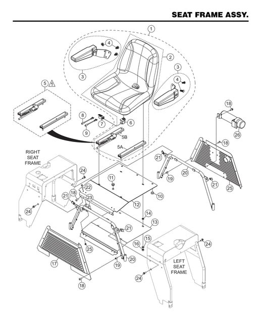 HHXD5 Seat Frame Assembly
