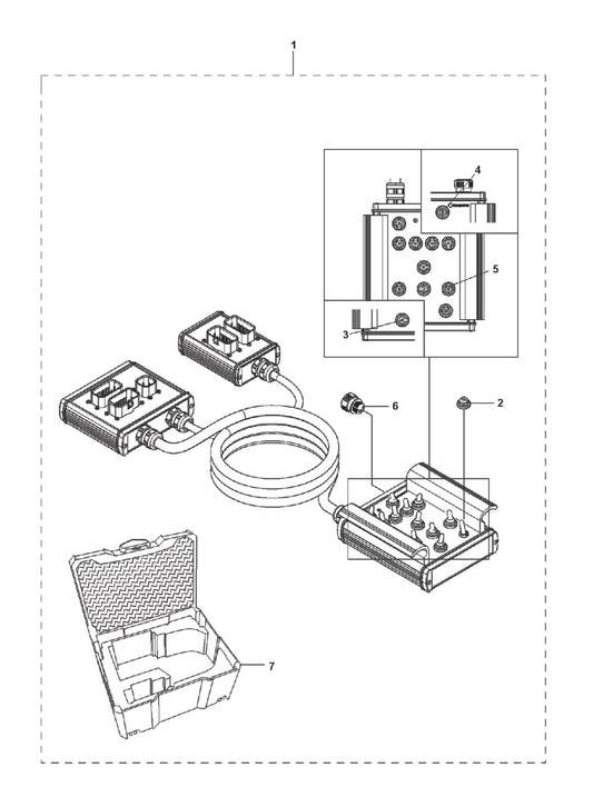 Service Controller Parts for DXR 140 By Husqvarna