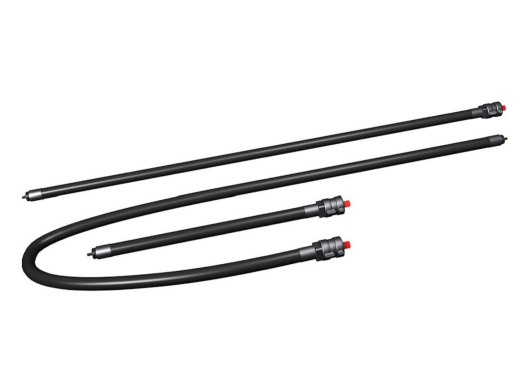 14 Feet - Oztec Flexible Vibrator Shaft with Quick Disconnect Coupler