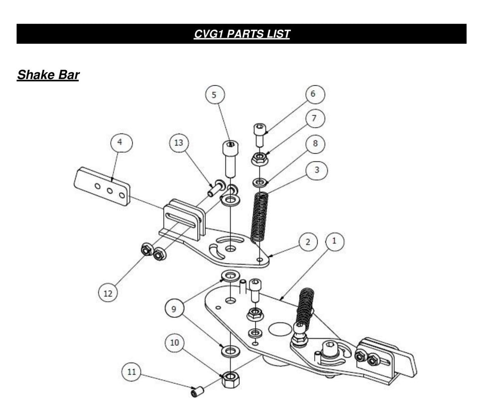 CVG1 Shake Bar