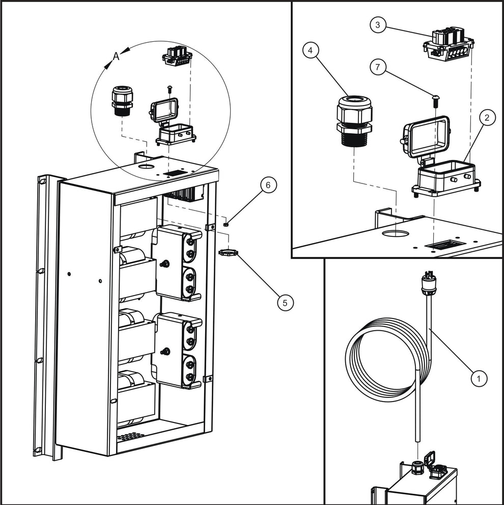 Shed-Lite PAL 4000 Ballast Box Assembly Group (2 of 2) Parts By Allmand