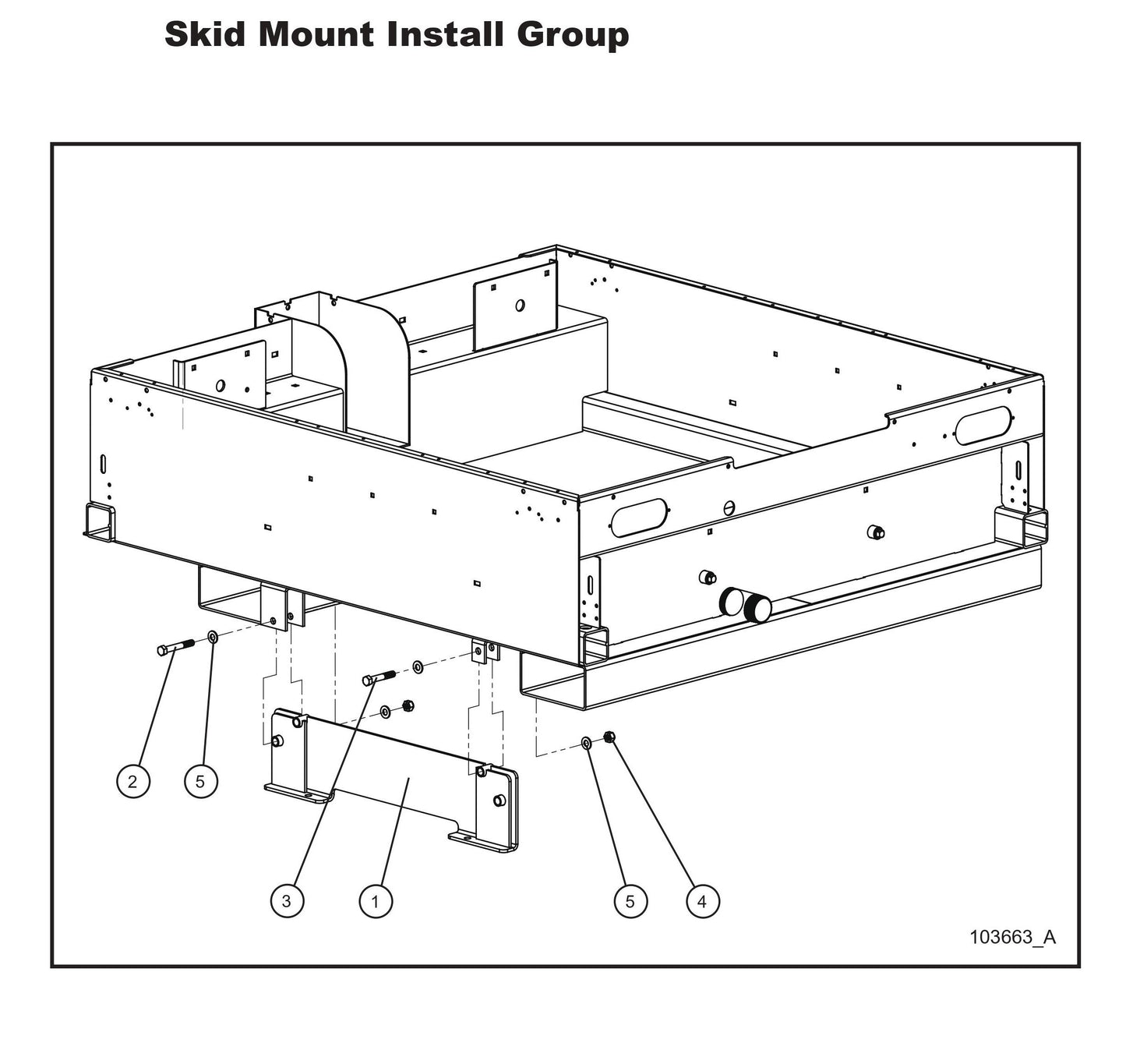 Skid Mount Install Group Parts by Allmand