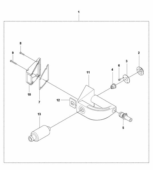 SMART 40/SMART 40E Handle Assembly Parts by Husqvarna