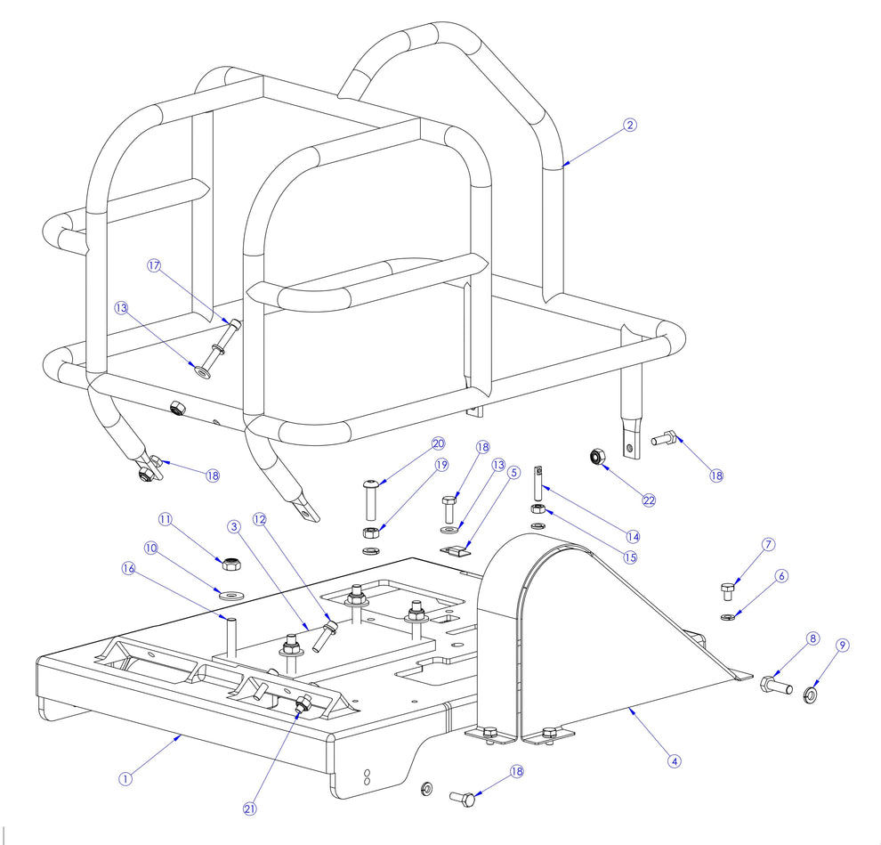 Soff Cut X150 Mainframe Assembly Parts by Husqvarna