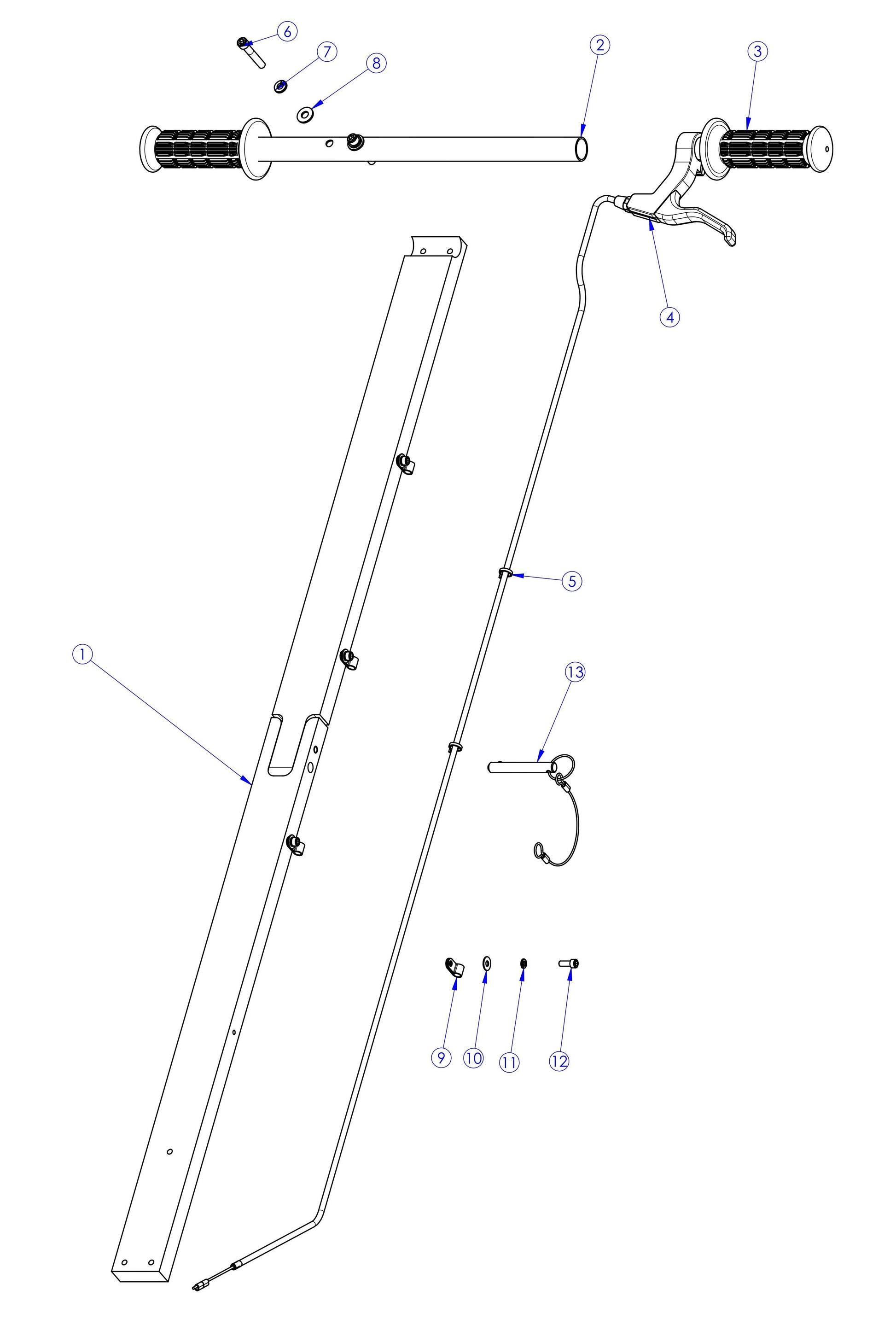 Soff Cut X150 Handle Assembly Parts