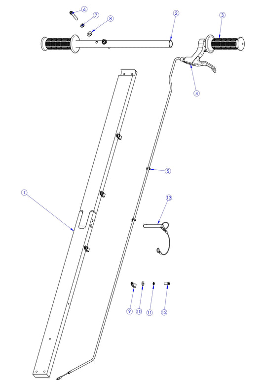 Soff Cut X150 Handle Assembly Parts