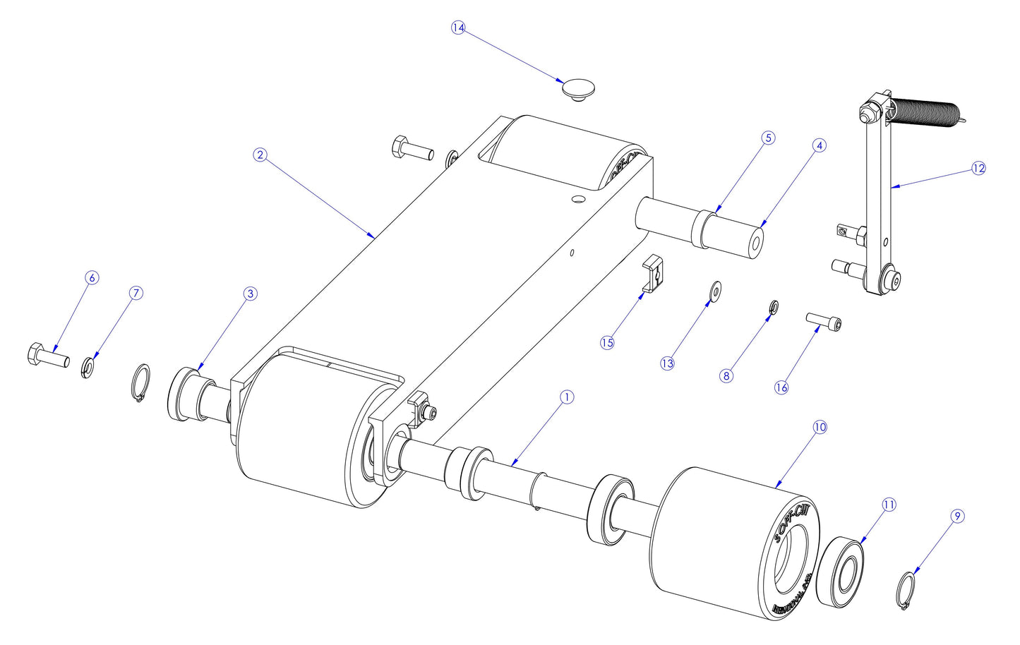 Soff Cut X150 Wheel Carriage Assembly Parts
