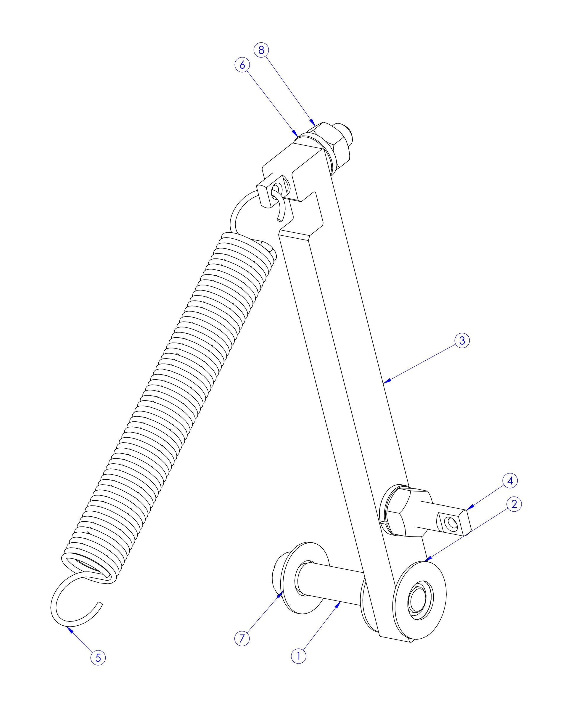 Soff Cut X150 Blade Release Arm Assembly Parts