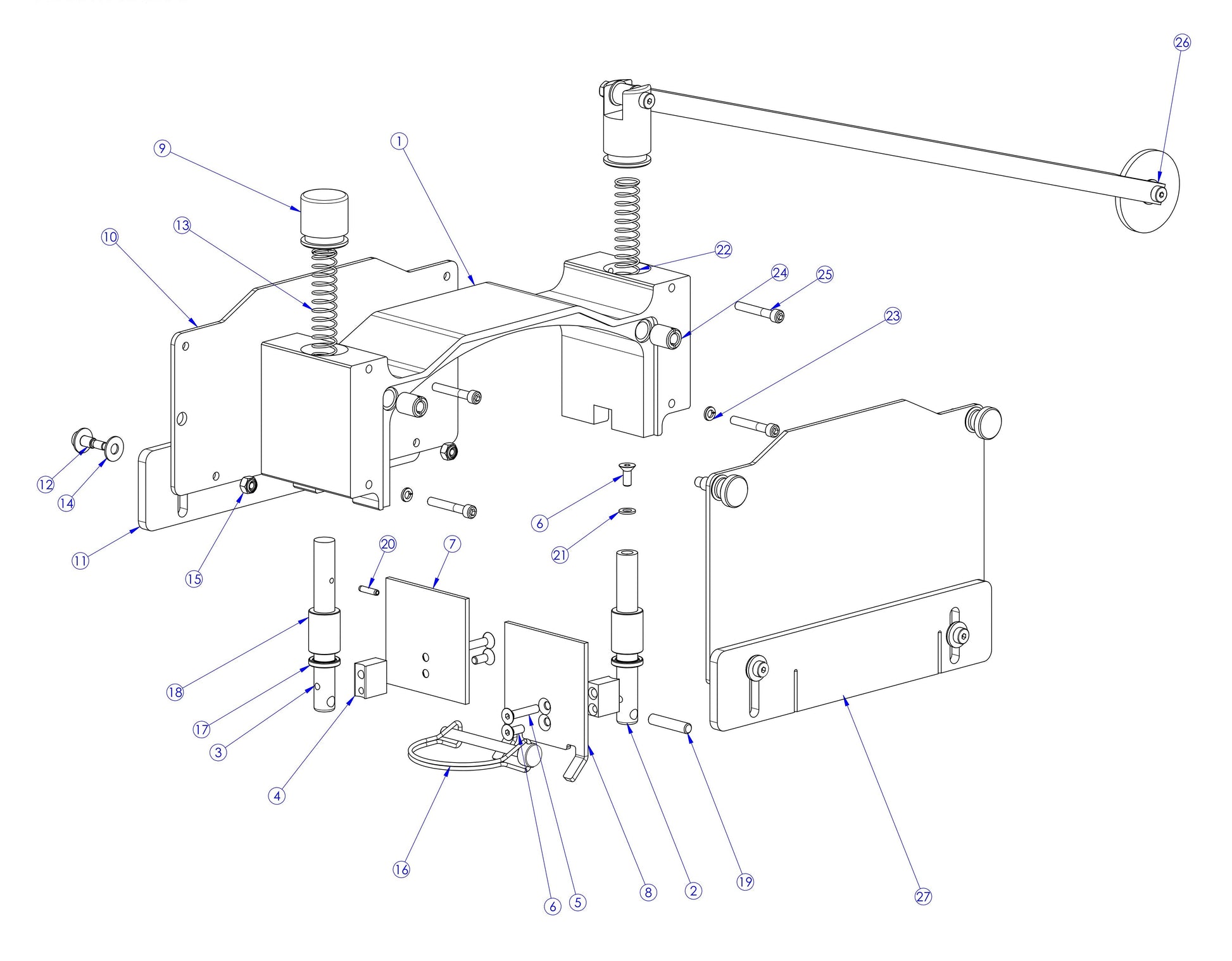 Soff Cut X150 Blade Block Assembly Parts