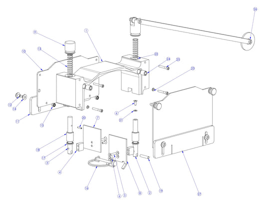 Soff Cut X150 Blade Block Assembly Parts