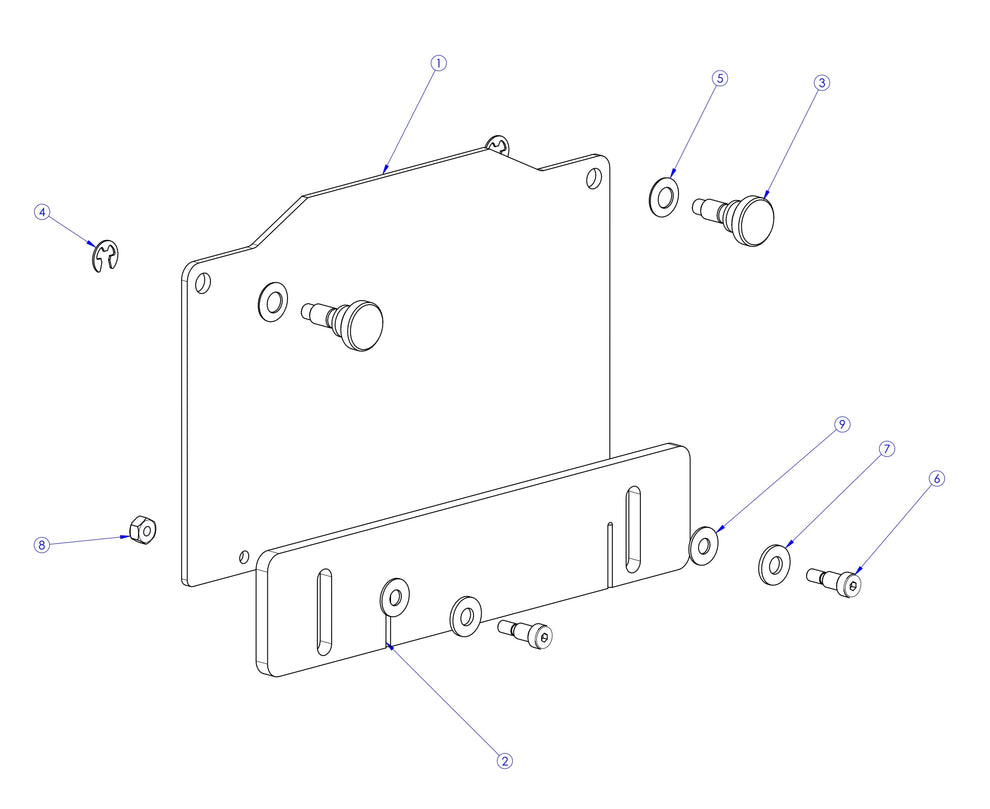 Soff Cut X150 Blade Block Cover Assembly Parts by Husqvarna