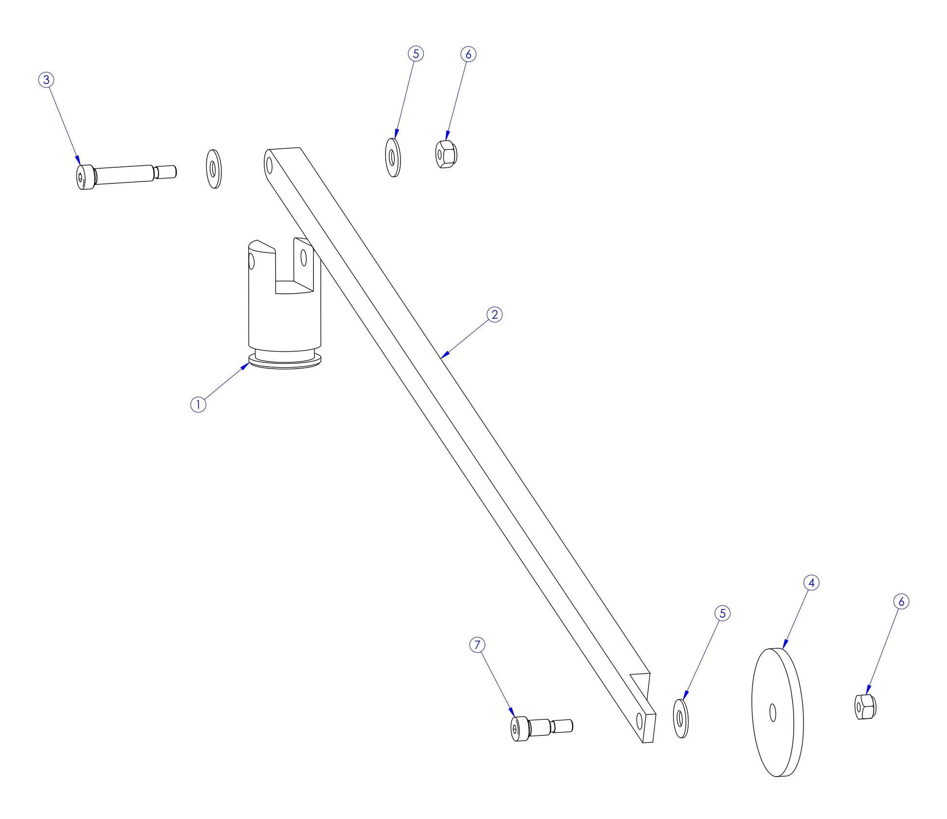 Soff Cut X150 Guide Arm Assembly Parts