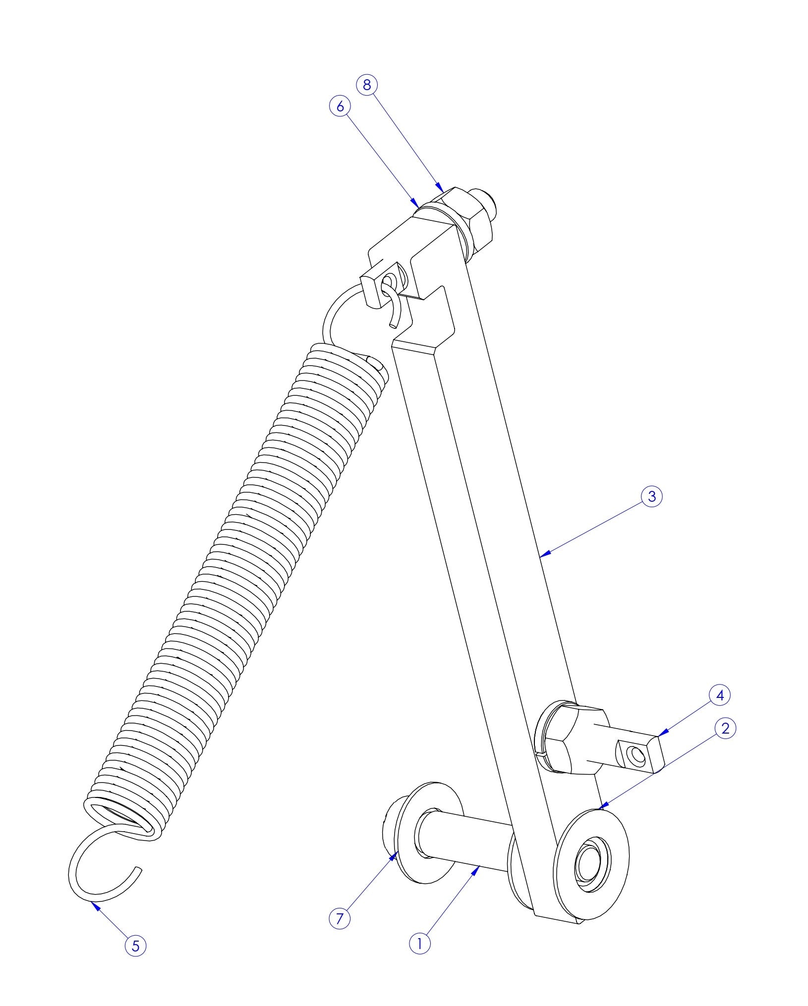Soff Cut X150D Blade Release Arm Assembly Parts