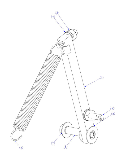 Soff Cut X150D Blade Release Arm Assembly Parts