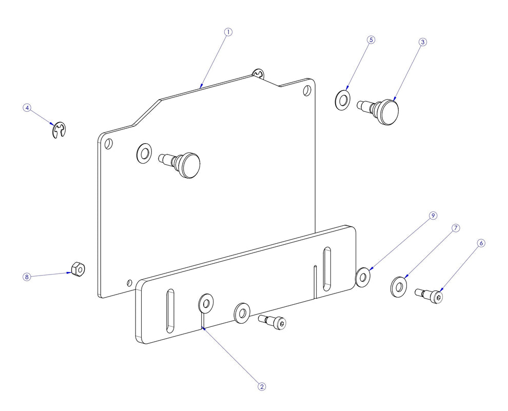 Soff Cut X150D Blade Block Cover Assembly Parts by Husqvarna