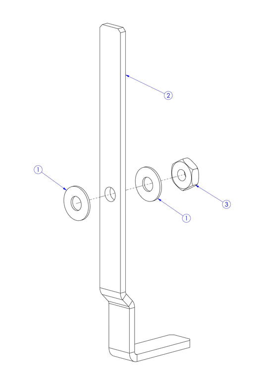 Soff Cut X390 Arbor Lock Lever Assembly Parts