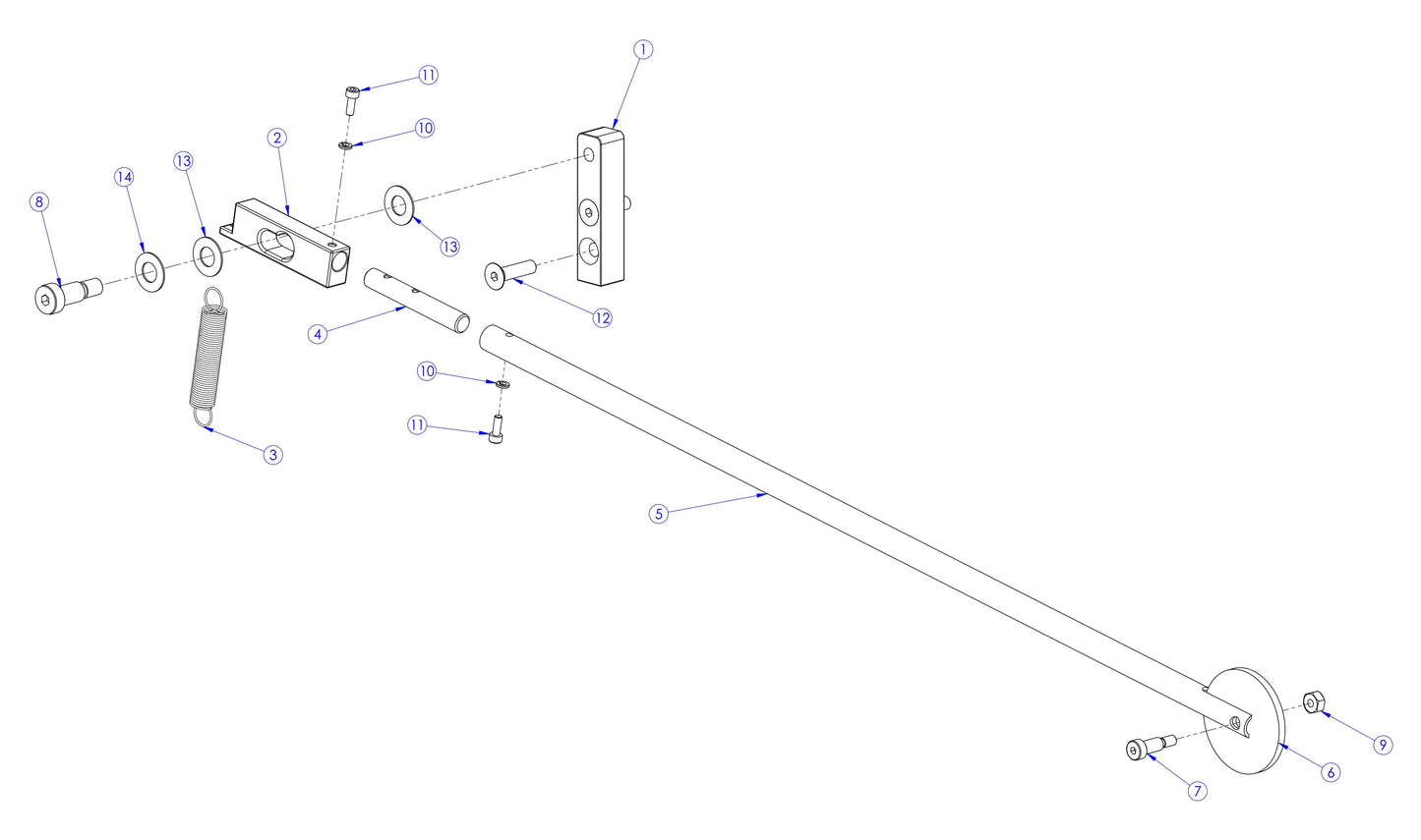 Soff Cut X390 Guide Arm Assembly Parts