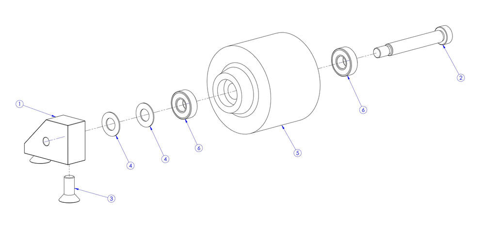 Soff Cut X390 Front Wheel Assembly Parts by Husqvarna