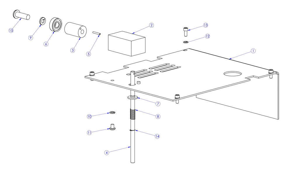 Soff Cut X390 Top Cover Assembly Parts by Husqvarna