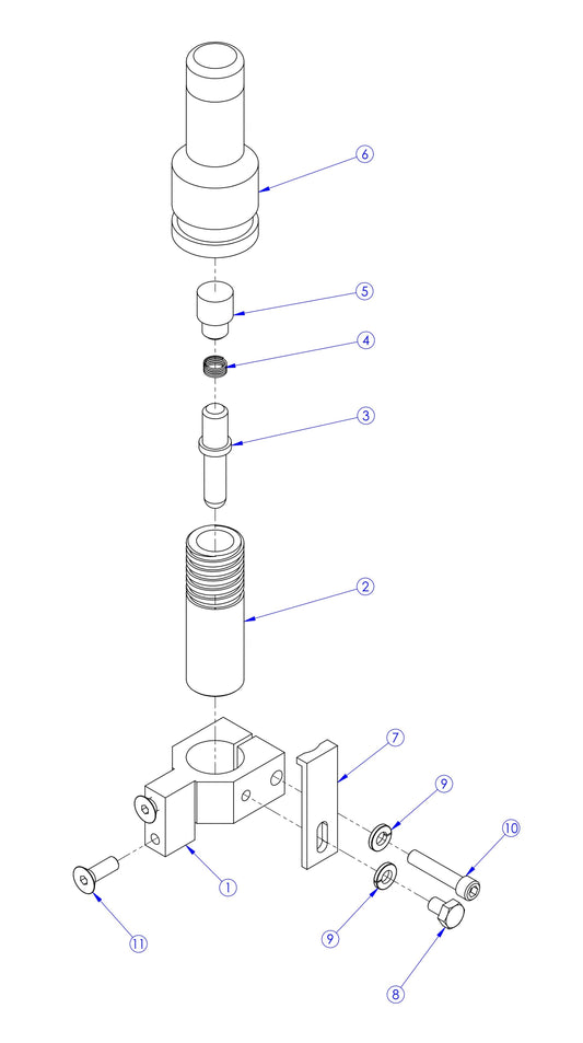 Soff Cut X390 Pressure Block Assembly Parts