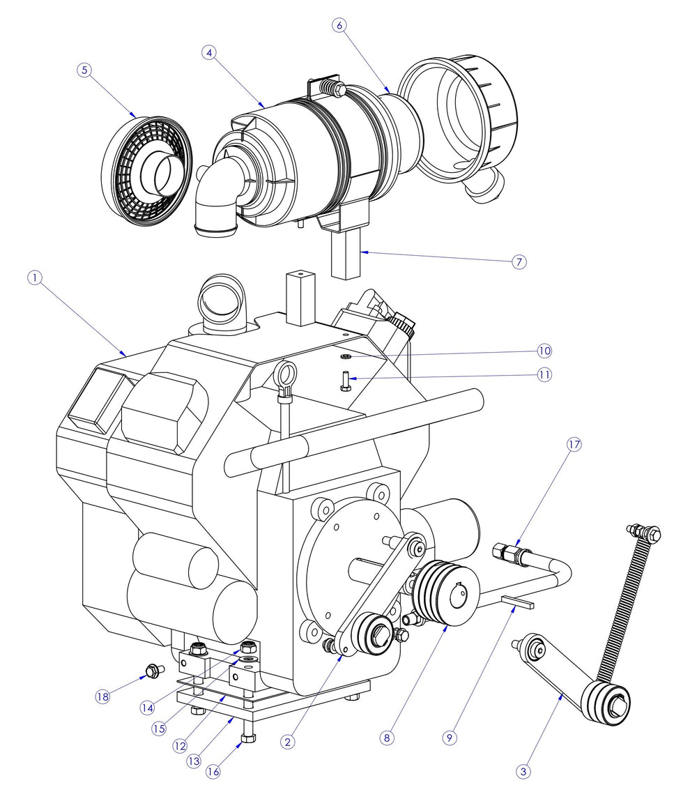 Soff Cut X4000 Engine Assembly Parts by Husqvarna