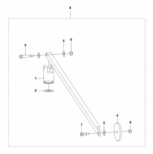 Soff-Cut 150 Saw Guide Arm Assembly Parts