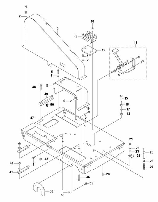 Soff Cut 2000 Frame Assembly Parts