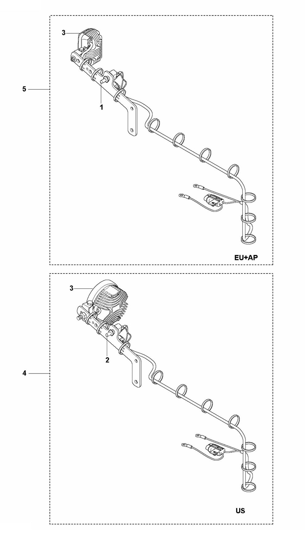 Soff Cut 2000 Light Kit Assembly Parts by Husqvarna