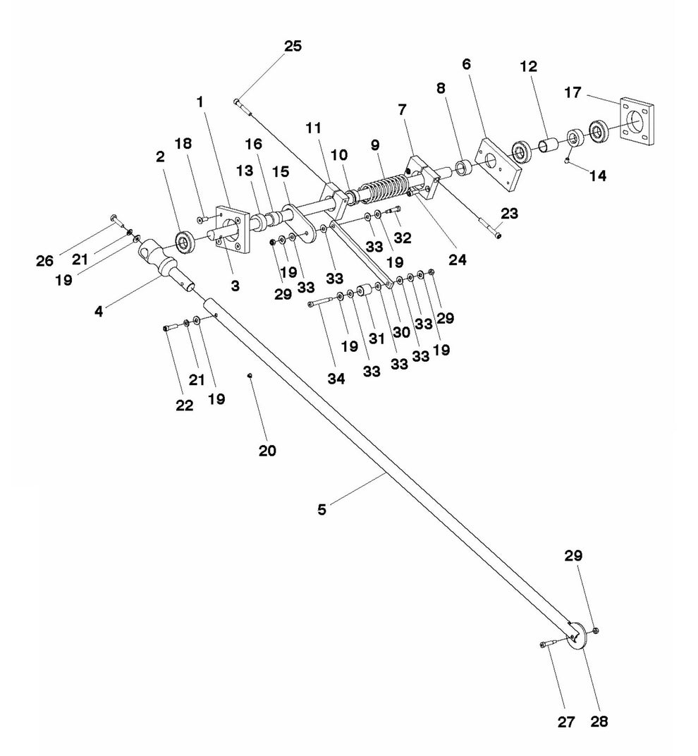 Soff Cut 4200 Guide Arm Assembly Parts by Husqvarna