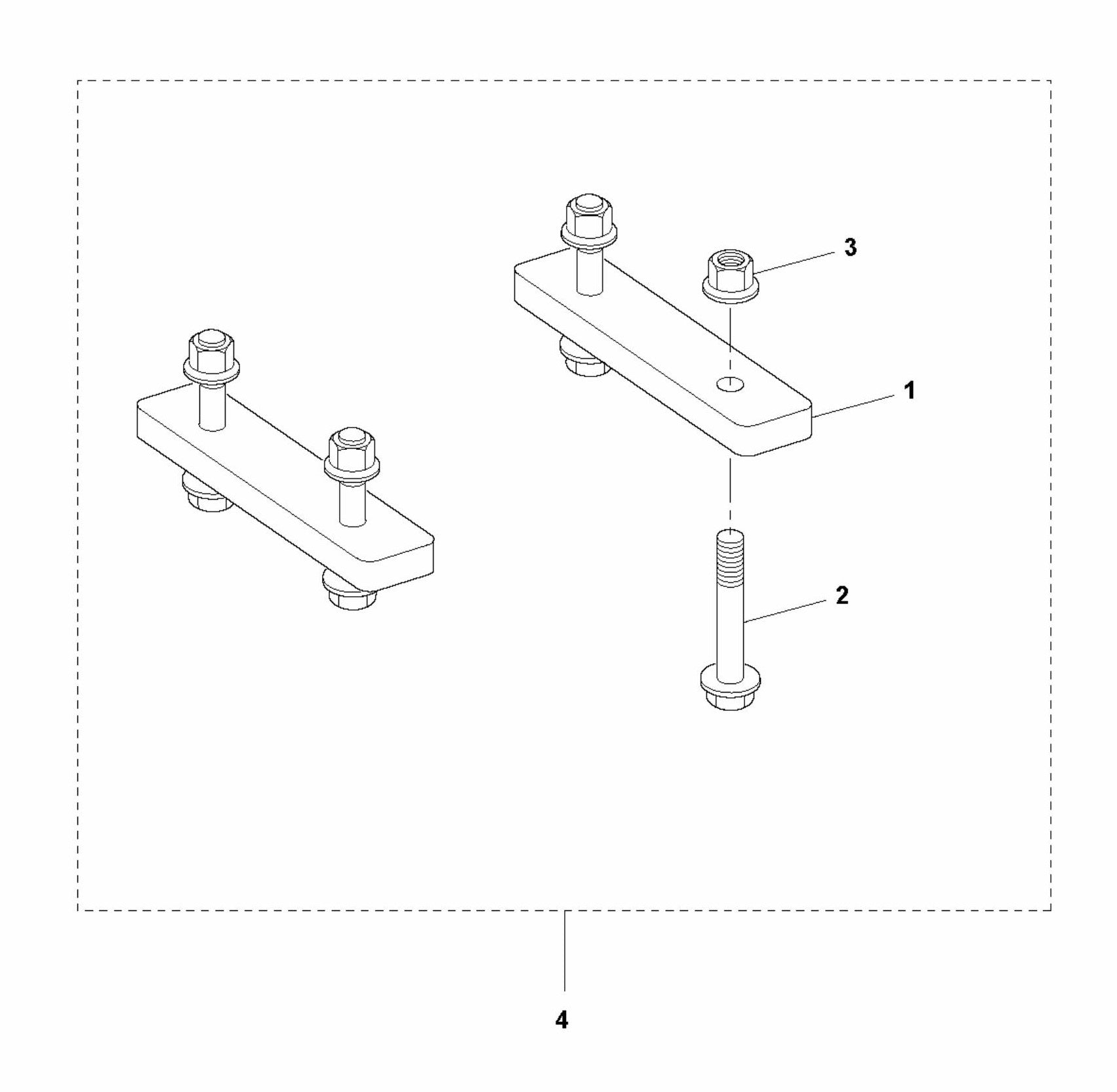 Soff Cut 4200 Motor Mount Assembly Parts