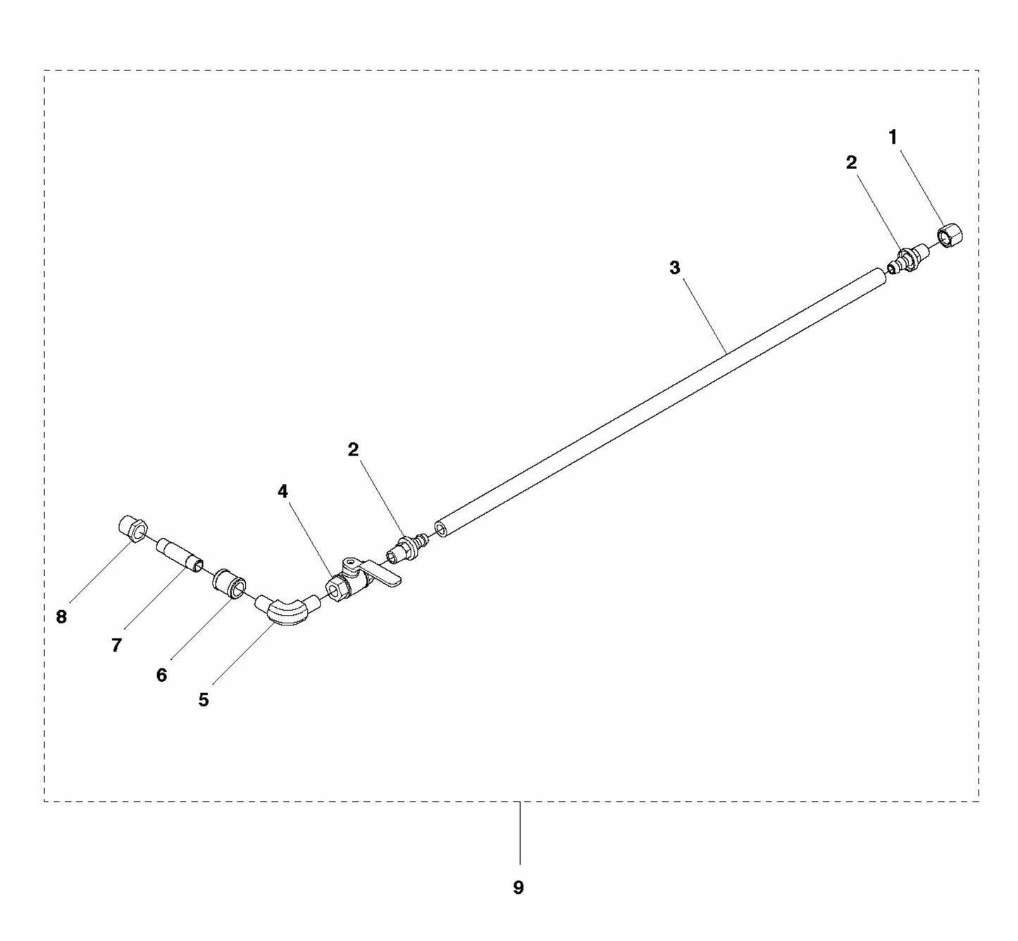 Soff Cut 4200 Oil Drain Assembly Parts
