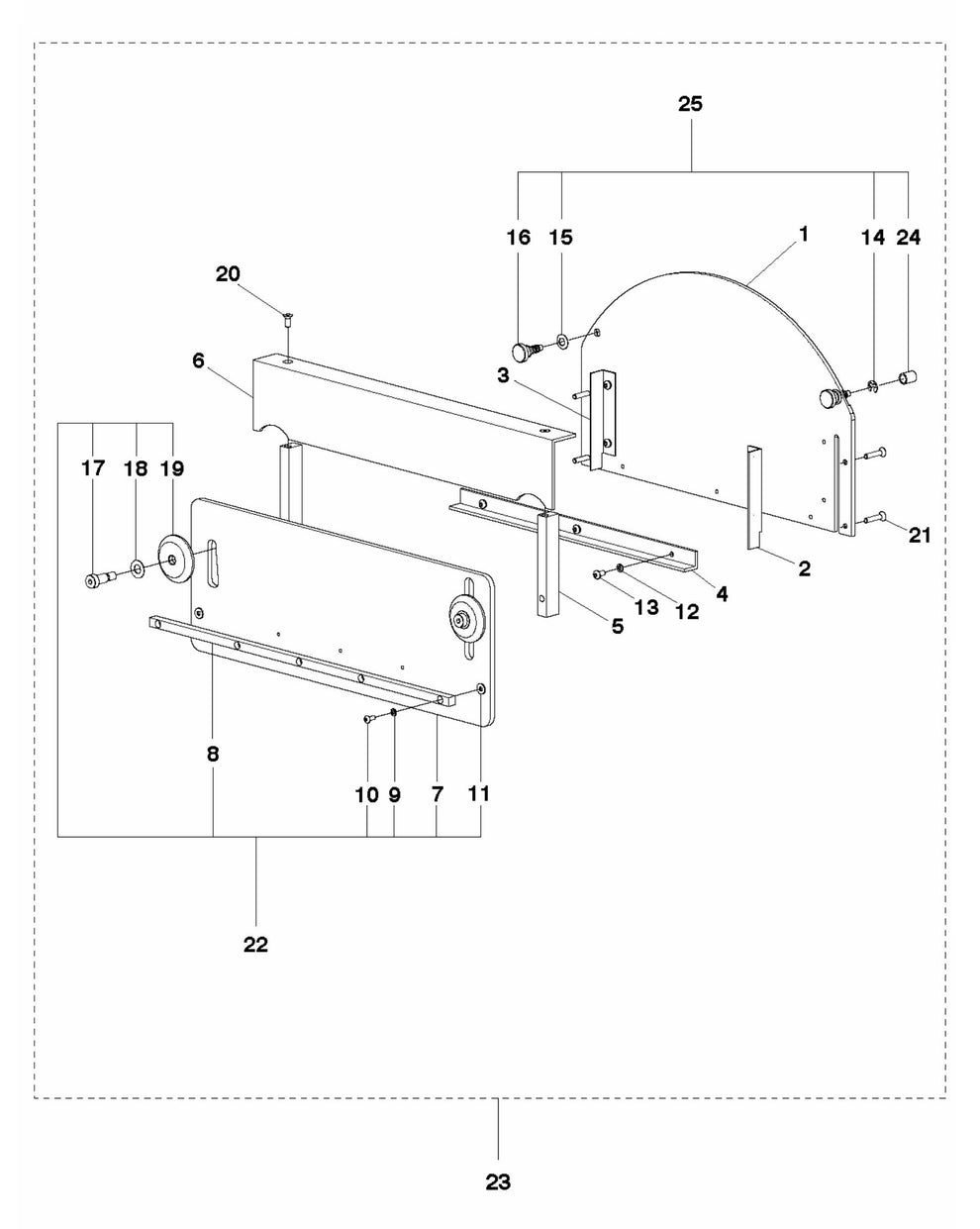Soff Cut 4200 Blade Block Cover Assembly Parts by Husqvarna