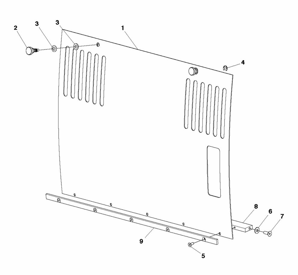 Soff Cut 4200 Rear Access Assembly Parts by Husqvarna