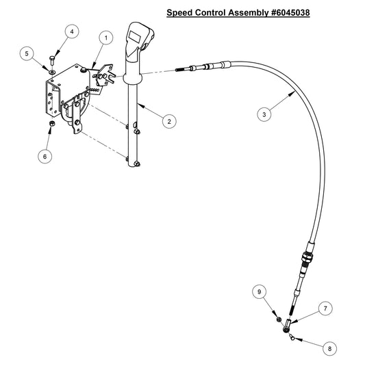 CC4144DXL-3 Speed Control Assembly