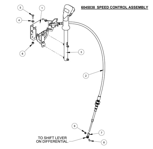 CC4120 /30EXL-3 Speed Control Assembly