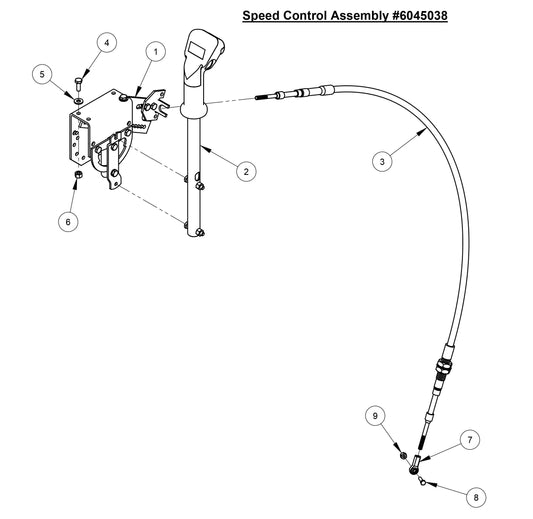 CC4144DXL Speed Control Assembly