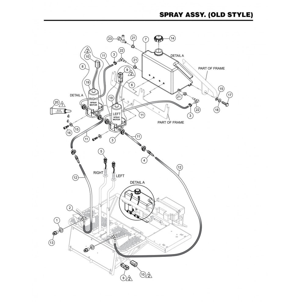 HHNG4 HHNG5 Spray Assembly (Old Style)