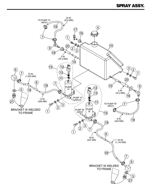 STX55J6-Y6 Spray Assembly