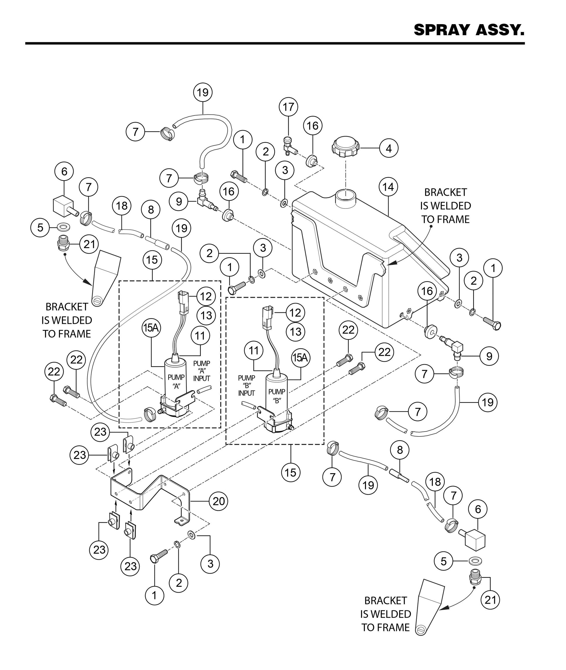 STXD6I Spray Assembly