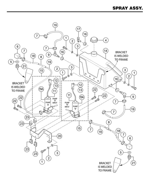 STXD6I Spray Assembly