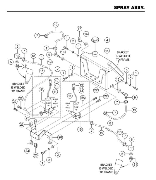 HTXD6I Spray Assembly