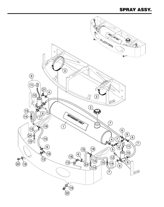 HHXG5 Spray Assembly