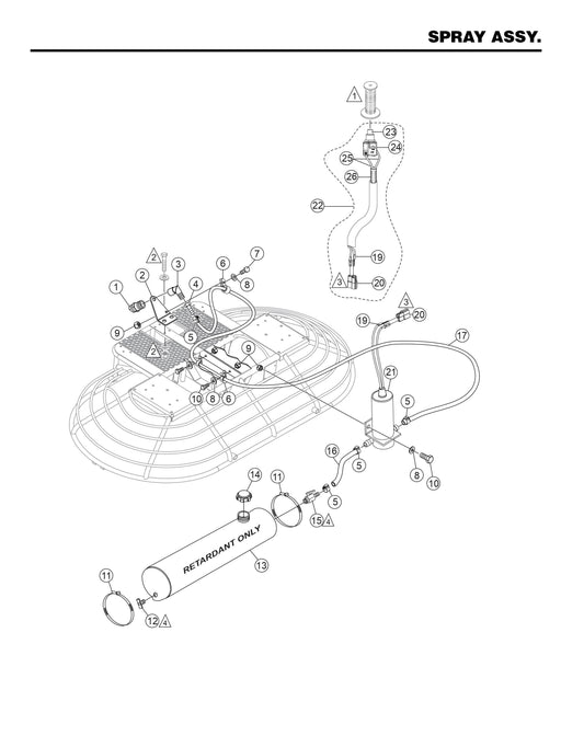 HTNS5S-2 Spray Assembly