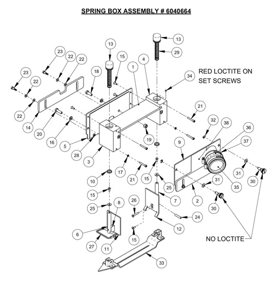 CC125XL-EE (Spring Box Assembly)