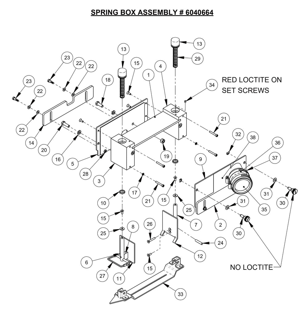 CC125XL-EE (Spring Box Assembly)